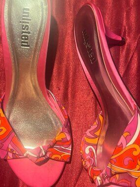 Unlisted By Kenneth Cole Betty Boop Women’s Pink Kitten Heel Mules 2000s Y2K